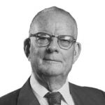 Black and white portrait of W. Edwards Deming