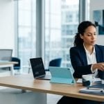 Bid manager preparing tender documents