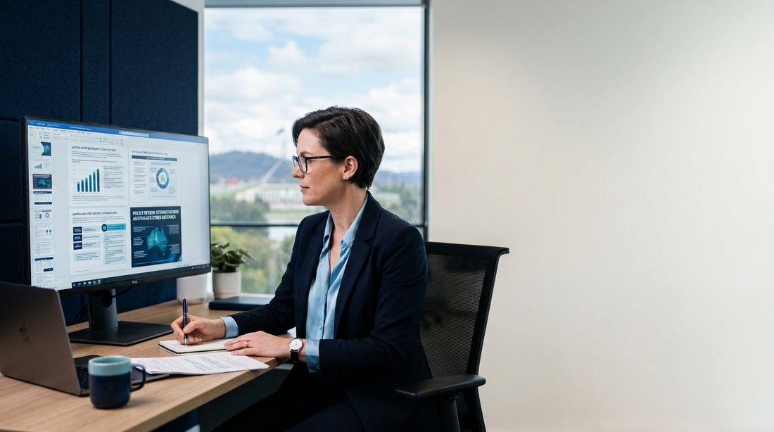 The Quick Guide to Australian Cyber Security Policies Policy advisor reviewing cyber security requirements