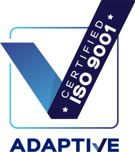 Example Adaptive Certifications ISO 9001 certification mark