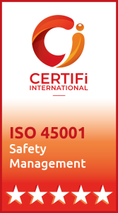 Example Certifi International ISO 45001 certification mark