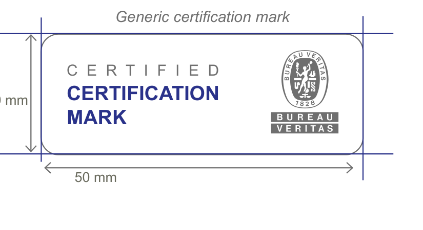Example Bureau Veritas certification mark
