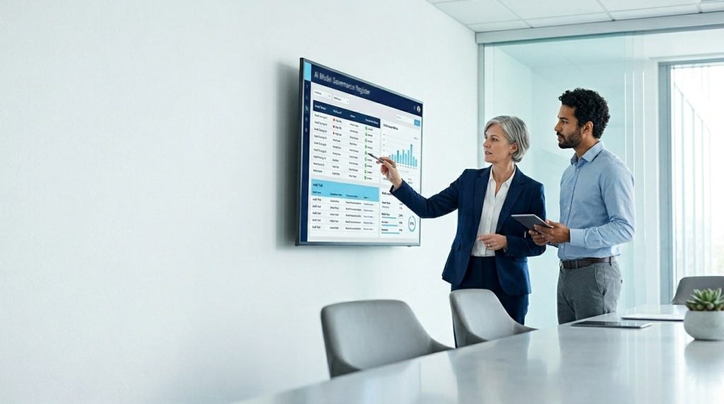 ISO 42001 AI management system governance review